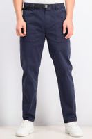Mens Belted Pants  Navy - thumbnail