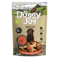 Doggy Joy Rabbit Ears With Duck Dog Treats 90g (Pack of 3)