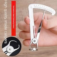 1pc Stainless Steel Inner Caliper Measuring Caliper Diamond Jewelry Measuring Tool miniinthebox - thumbnail
