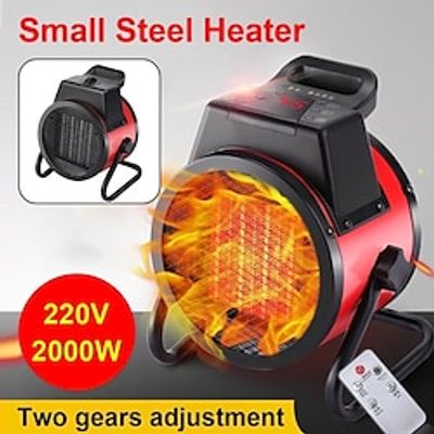 Portable Industrial Electric Heater Thermostat Air Warmer Radiator Room Heater 2KW Fast Heat 3 Gear Adjust Overheat Protection Lightinthebox