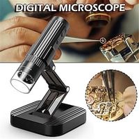 Wireless Digital Microscope 50X-1000X Magnification Portable Handheld USB Microscopes with Stand For iPhone Android PC Lightinthebox - thumbnail