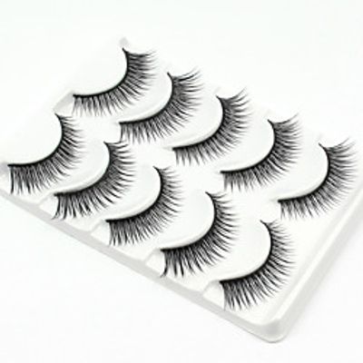 Eyelash Extensions False Eyelashes 10 pcs Volumized Fiber Daily Thick Natural Long - Makeup Daily Makeup Cosmetic Grooming Supplies miniinthebox
