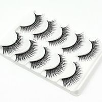 Eyelash Extensions False Eyelashes 10 pcs Volumized Fiber Daily Thick Natural Long - Makeup Daily Makeup Cosmetic Grooming Supplies miniinthebox - thumbnail