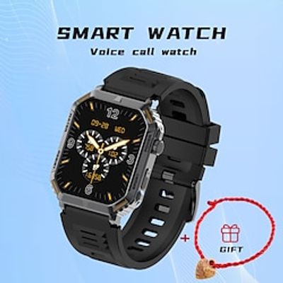 G106 Smart Watch 1.96 inch Smartwatch Fitness Running Watch Bluetooth Pedometer Call Reminder Activity Tracker Compatible with Android iOS Women Men Long Standby Hands-Free Calls Waterproof IP 67 miniinthebox