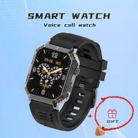 G106 Smart Watch 1.96 inch Smartwatch Fitness Running Watch Bluetooth Pedometer Call Reminder Activity Tracker Compatible with Android iOS Women Men Long Standby Hands-Free Calls Waterproof IP 67 miniinthebox