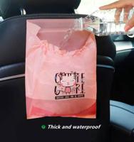 Nisi 3 Pcs Paste-type Car Waterproof Garbage Bag Creative Degradable Self-adhesive Auto Storage Bag-mounted Garbage Bin Trash Can 8*10.4inch