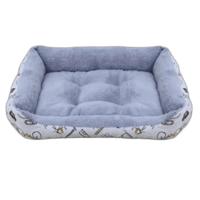 Coco Kindi Soft Rectangle Shaped Fur Bed White Medium 52*38cm