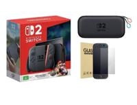 Nintendo Switch 2 256GB Mario Kart World Console Bundle (International Edition), Storage Case and Screen Protector Bundle
