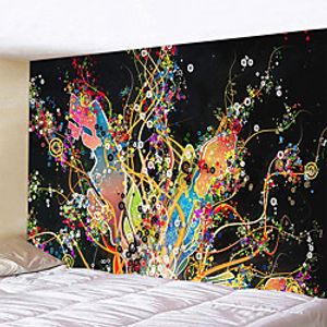 Psychedelic Abstract Wall Tapestry Art Decor Blanket Curtain Hanging Home Bedroom Living Room Decoration Polyester Hippie Lightinthebox