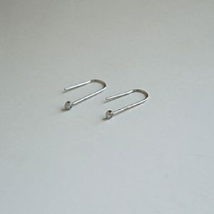 korea minimalist u-shaped ear hooks s925 sterling silver earrings small and simple personality temperament simple new wild earrings Lightinthebox