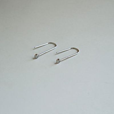 korea minimalist u-shaped ear hooks s925 sterling silver earrings small and simple personality temperament simple new wild earrings Lightinthebox