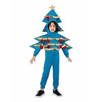 Christmas Trees Jumpsuit Cosplay Costumes Onesies Boys Girls' Cosplay Costume Christmas Christmas Christmas Eve Kid's Party Christmas Polyester Costume miniinthebox - thumbnail
