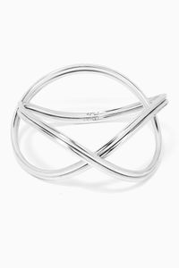 Alliance Double Bangle 554 in Sterling Silver