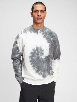French Terry Tie-Dye Crewneck Sweatshirt French Terry Tie-Dye Crewneck Sweatshirt