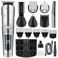 Waterproof Electric Shaver Household Men's Hair Clipper Multifunctional Electric Nose Hair Clipper Set Lightinthebox - thumbnail