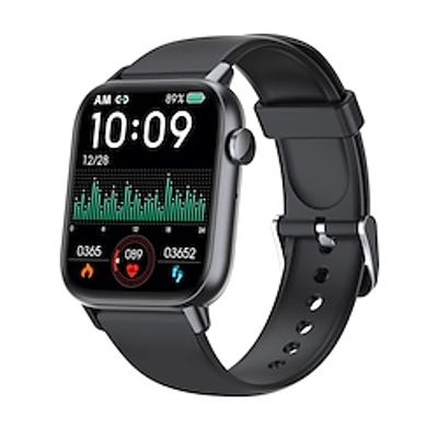 DM15 Smart Watch 1.72 inch Smartwatch Fitness Running Watch Bluetooth Pedometer Call Reminder Activity Tracker Compatible with Android iOS Women Men Waterproof Long Standby Hands-Free Calls IP 67 Lightinthebox
