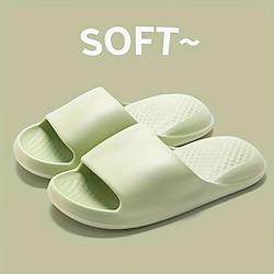 Plush Comfort Indoor Slides Slippers Featherweight Non-Slip Solid Colors for Home Bath Use Lightinthebox