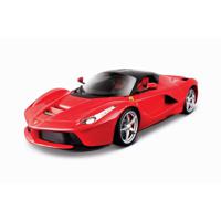 BBurago Ferrari La Ferrari Red/Black Top 1.18 Scale Model Car