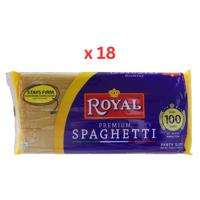 Royal Spaghetti Pasta 900G Pack of 18