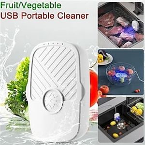 USB Portable Fruit and Vegetable Cleaner Purifier Remove Pesticide Residues Disinfection Food Sterilize miniinthebox