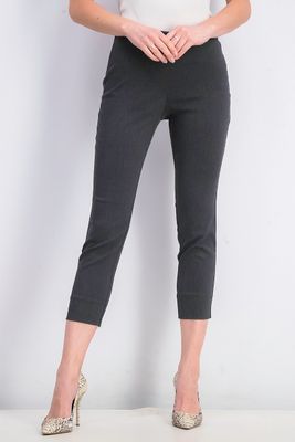 Womens Petite Chelsea Pull On Skinny Leg Ankle Pants Dark Grey Womens Petite Chelsea Pull On Skinny Leg Ankle Pants Dark Grey