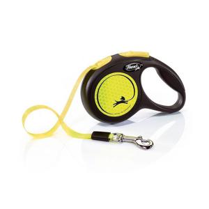 Flexi New Neon XS Tape Cat/Dog Leash 3M - Yellow