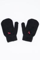Kids Girls Evercat Snowday Gloves Black/Red Kids Girls Evercat Snowday Gloves Black/Red