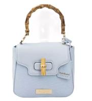 Baldinini Trend Elegant Light Blue Shoulder Bag with Golden Accents (BA-23370)