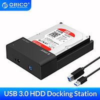 ORICO 3.5/2.5 HDD Docking Station SATA to USB 3.0 External Hard Drive Docking Station for 2.5/3.5inch HDD SSD Support UASP 18TB miniinthebox - thumbnail