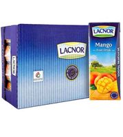 Lacnor Essentials Mango Juice 180ml Pack of 32