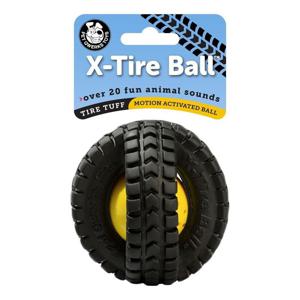 Petmate 3.5" Small Animal Sounds X-Tire Ball