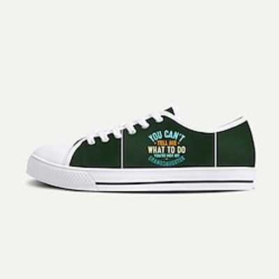 Men's Sneakers Print Shoes Classic Casual Outdoor Daily Canvas Comfortable Slip Resistant Lace-up Dark Red Black Blue Lightinthebox