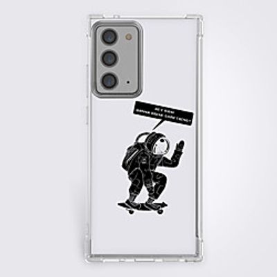 Astronaut Phone Case For Samsung S21 S21 Plus S21 Ultra Unique Design Protective Case Shockproof Back Cover TPU miniinthebox