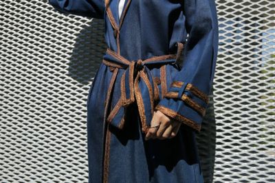 Denim Abaya with Belt (XL) Denim Abaya with Belt (XL)