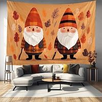 Dwarf Old Man Leaf Hanging Tapestry Wall Art Large Tapestry Mural Decor Photograph Backdrop Blanket Curtain Home Bedroom Living Room Decoration Lightinthebox - thumbnail