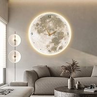 Wall lamp Clock 40/60/80cm Home Decoration Modern LED Wall Lamps Compatible with Study Living Room Bedside Bedroom 110-240V miniinthebox