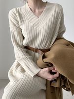 Knitted Belt Dress