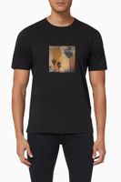 VHS Sunset Cotton T-shirt - thumbnail