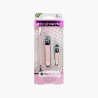 Brushworks 3-Piece Manicure Set