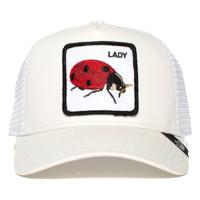 Goorin Bros The Lady Bug Unisex Trucker Cap - White - thumbnail