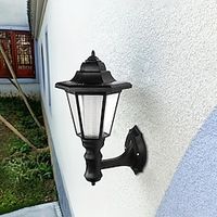 1pc Solar Wall Light Outdoor, Solar Hexagonal Light, IP65 Waterproof, Solar Fence Light, Auto OnOff Retro LED Wall Lamp, Heat Resistant Light Decor, Solar Landscape Light (WhiteWarm Light) Lightinthebox