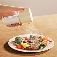 Quantitative Salt Jars Kitchen Transparent Glass Seasoning Bottles Household Measuring And Controlling Salt Jars Seasoning Jars Sealed Seasoning Jars And Jars 2PC Lightinthebox - thumbnail