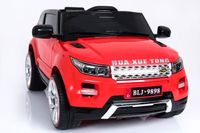 Megastar Ride On 12 V Range Rover Style Kids Car With Power Steering - Red (UAE Delivery Only)