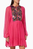 Zahia Chiffon Dress - thumbnail