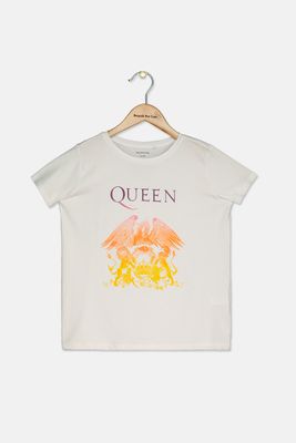 Kids Girls Graphic Print T-Shirt White Combo Kids Girls Graphic Print T-Shirt White Combo