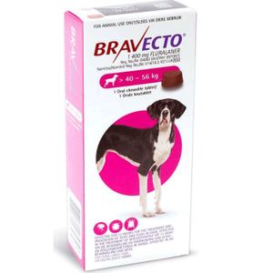 Bravecto For Dogs 40 - 56 Kg Tablet 1400Mg