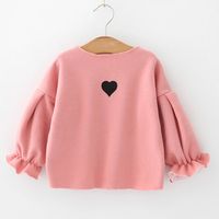 Heart Printed Girls Sweatshirt Clothes