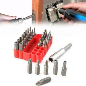 33 In 1 Security Bit Set Screwdriver Tools Holder Torx Star Hex