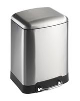 Wenko 6 Liter Stainless Steel Pedal Bin Studio Easy Close