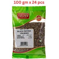 Natures Choice Black Pepper Crushed 100g Pack Of 24 (UAE Delivery Only)